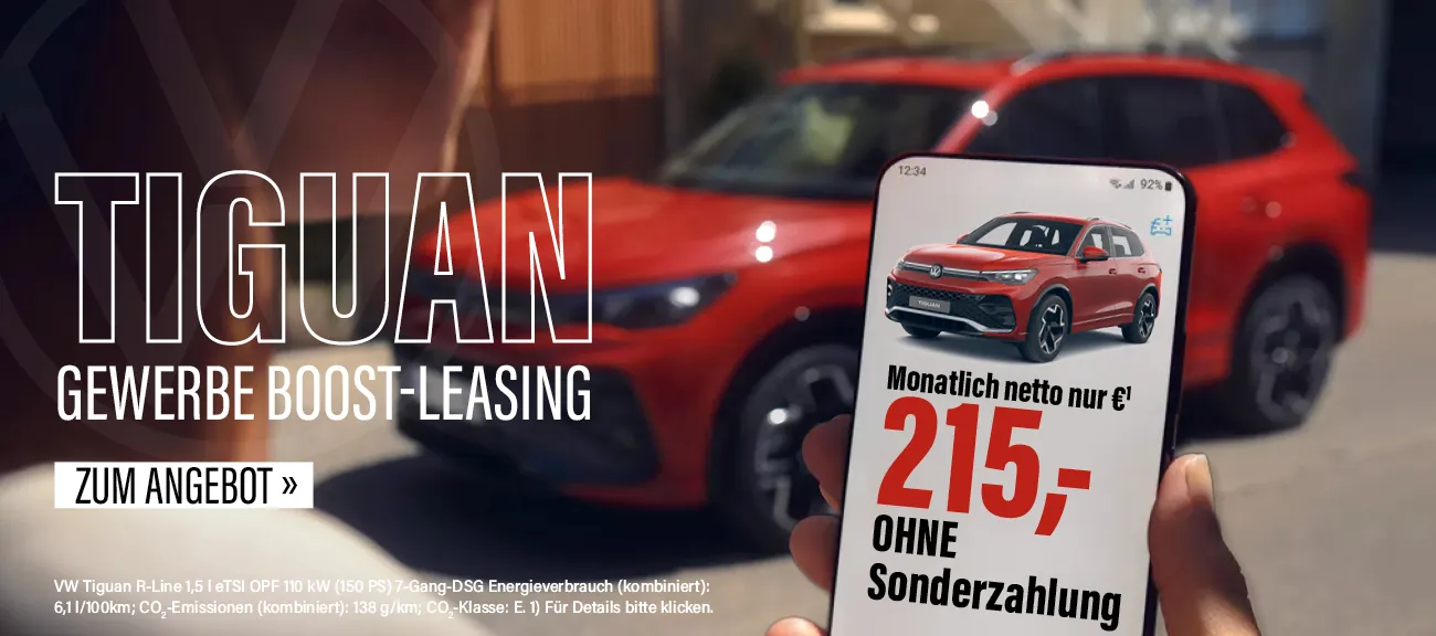 VW Tiguan Gewerbe Leasing