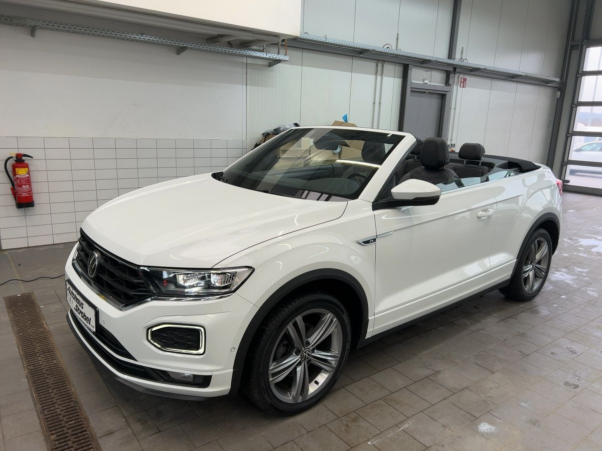 T-Roc Cabriolet 1.5 TSI DSG R-Line LED Leder Navi Kamera ACC Lane-Ass Keyless Blind Spot.