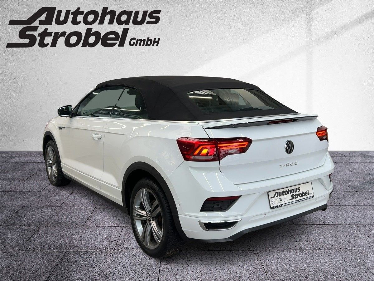 T-Roc Cabriolet 1.5 TSI DSG R-Line LED Leder Navi Kamera ACC Lane-Ass Keyless Blind Spot.
