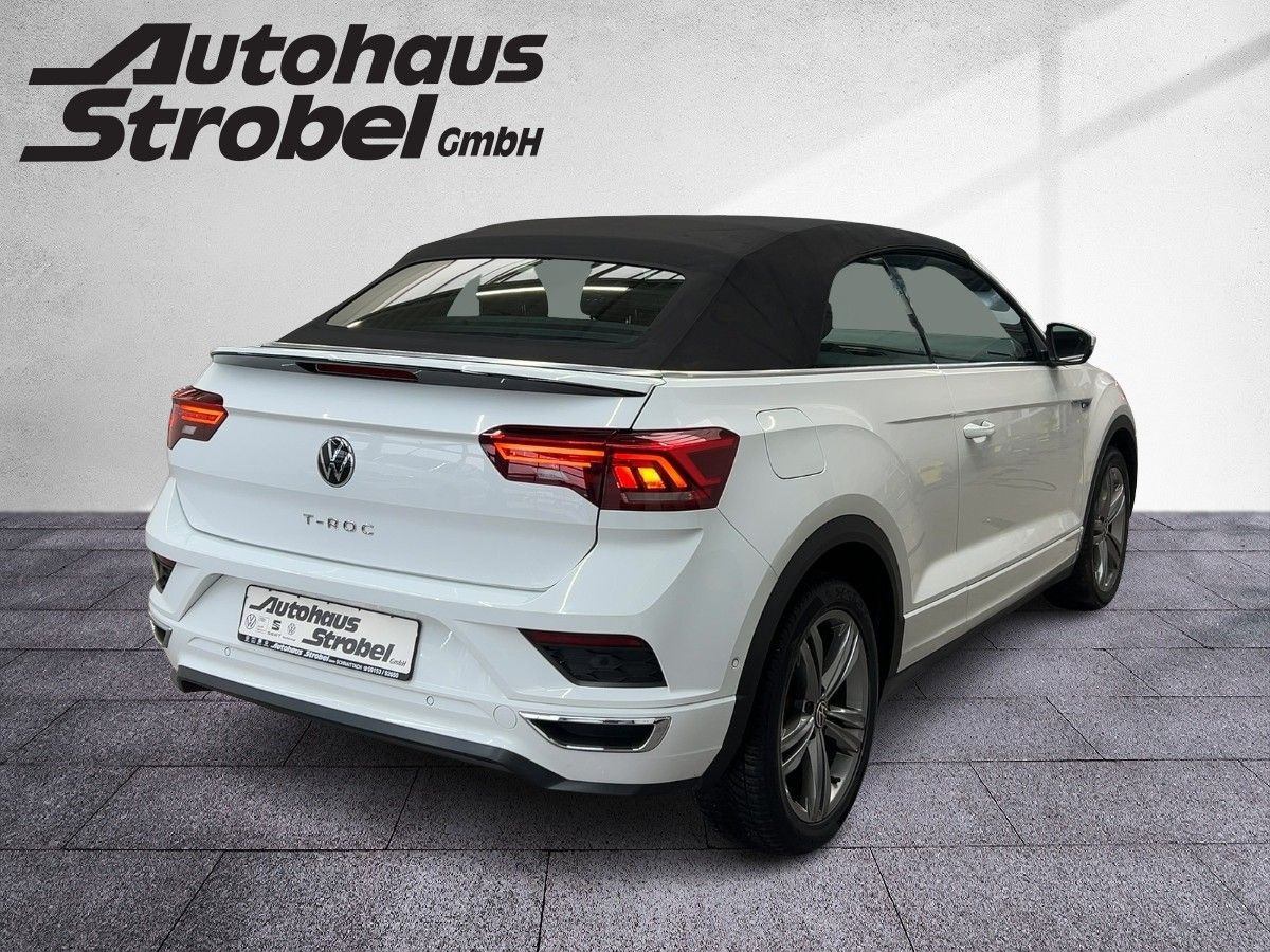T-Roc Cabriolet 1.5 TSI DSG R-Line LED Leder Navi Kamera ACC Lane-Ass Keyless Blind Spot.