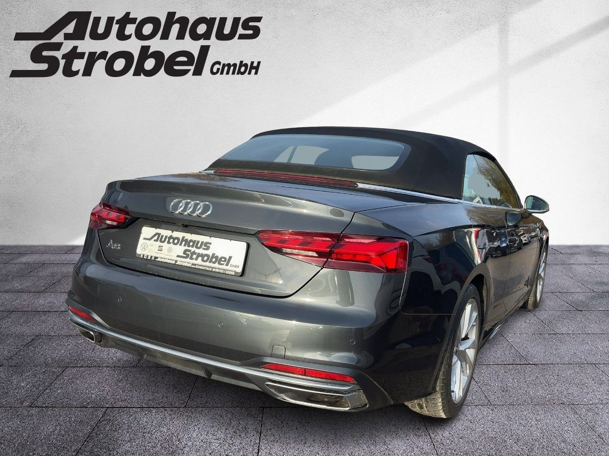 A5 Cabriolet 2.0 TFSI S-Ttronic Navi Kamera LED Alcantara Klima Bluet. Sitzh.