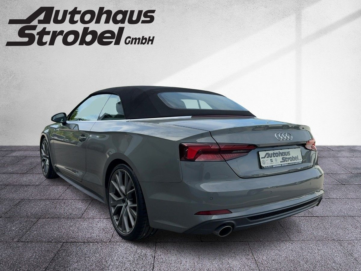 A5 Cabriolet 2.0 TFSI S-Tronic S-Line Navi Matrix-LED Tempo Kamera Sitzh.