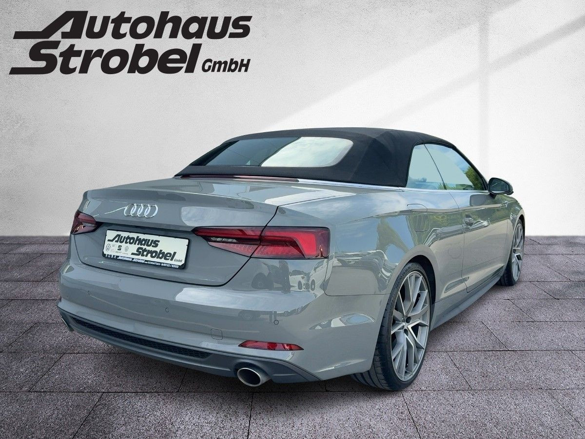 A5 Cabriolet 2.0 TFSI S-Tronic S-Line Navi Matrix-LED Tempo Kamera Sitzh.