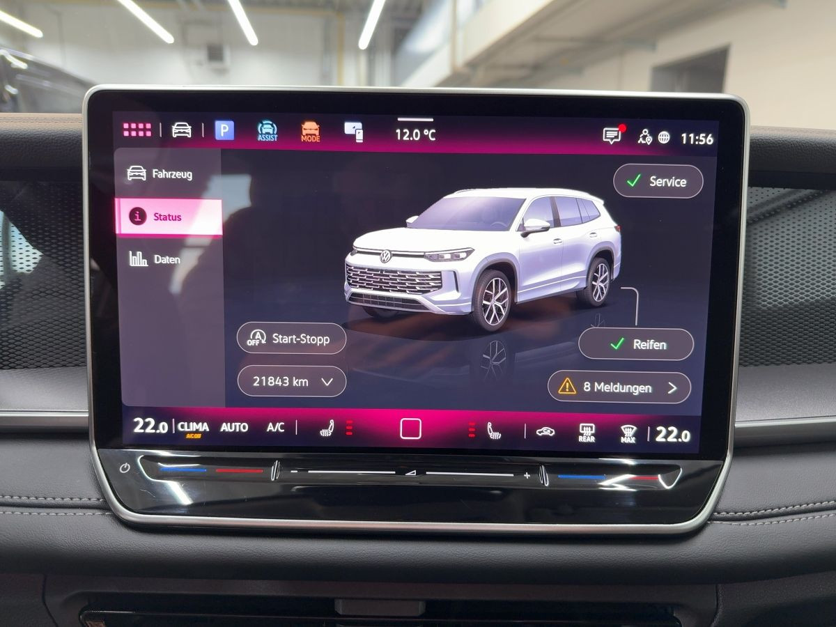 Tayron 2.0 TDI DSG 4M Life 7-Sitze ACC DCC AHK Navi Area View LED-Matrix