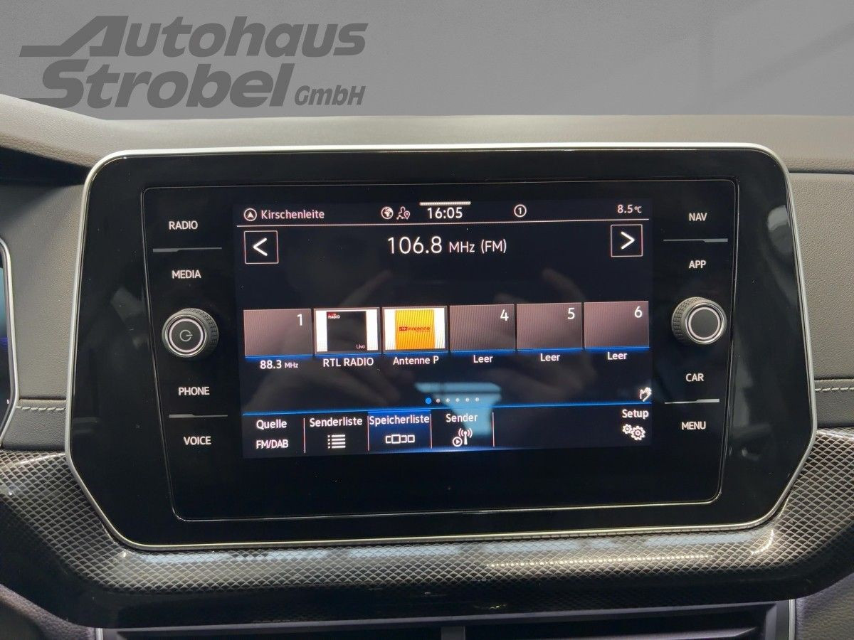 T-Cross 1.5 TSI DSG R-Line ab 3,99% ACC Kamera LED-Matrix Bluet. Sitzh.