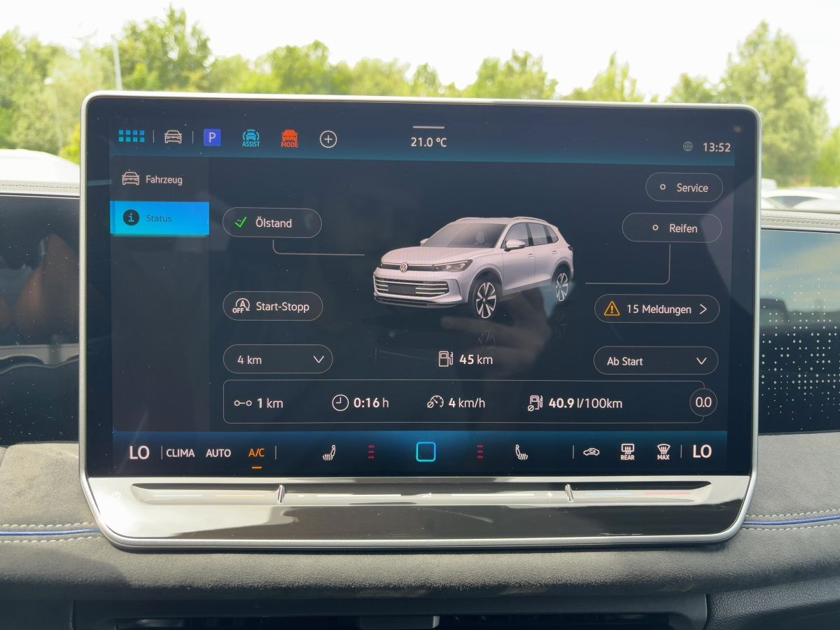 Tiguan R-Line 2,0 l TSI OPF 4MOTION 150 kW (204 PS) 7-Gang-Doppelkupplungsgetriebe DSG