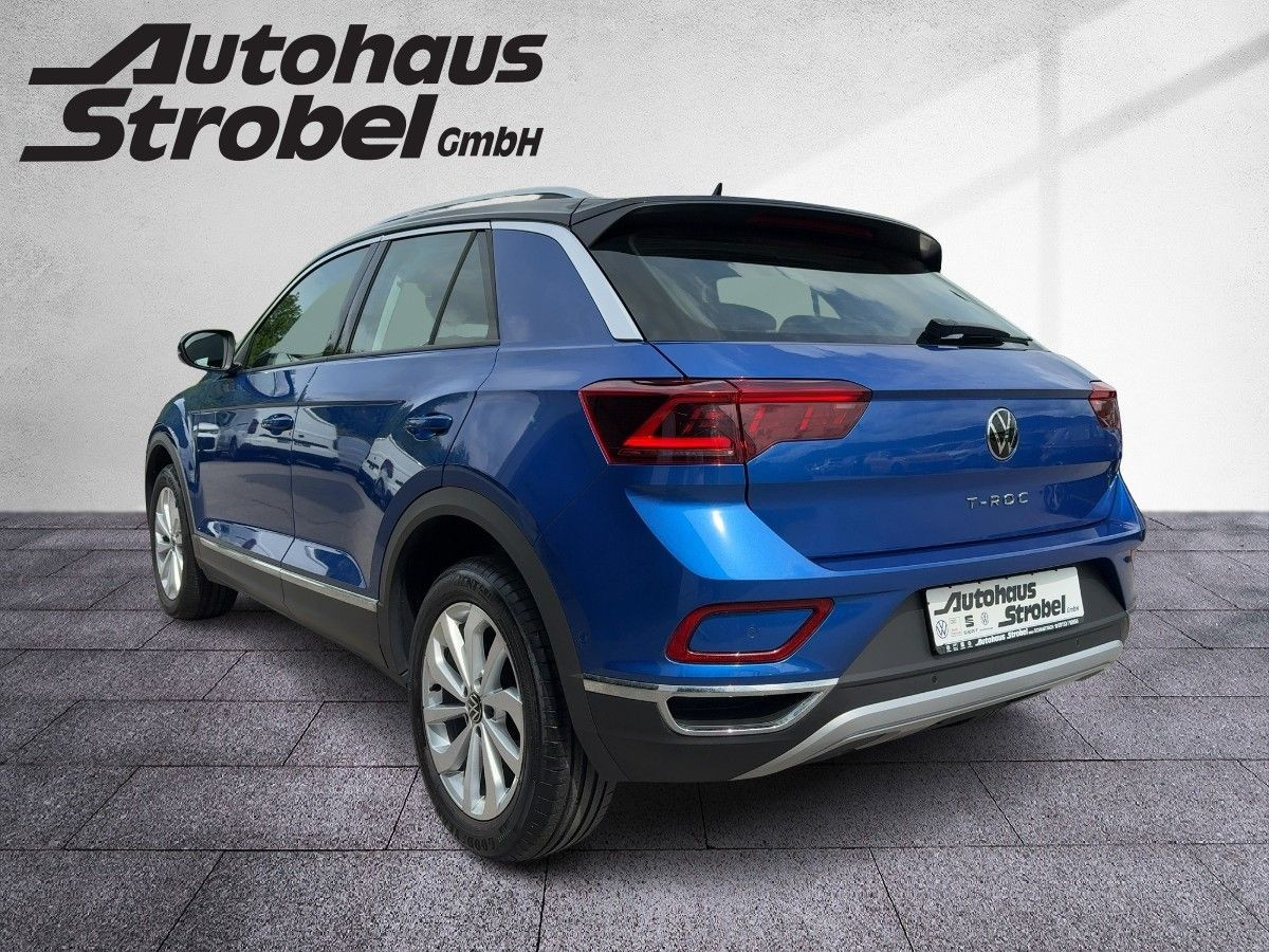 T-Roc 1.5 TSI DSG Style AHK ACC LED-Matrix Navi Kamera Sitzh. Climatronic Bluet.