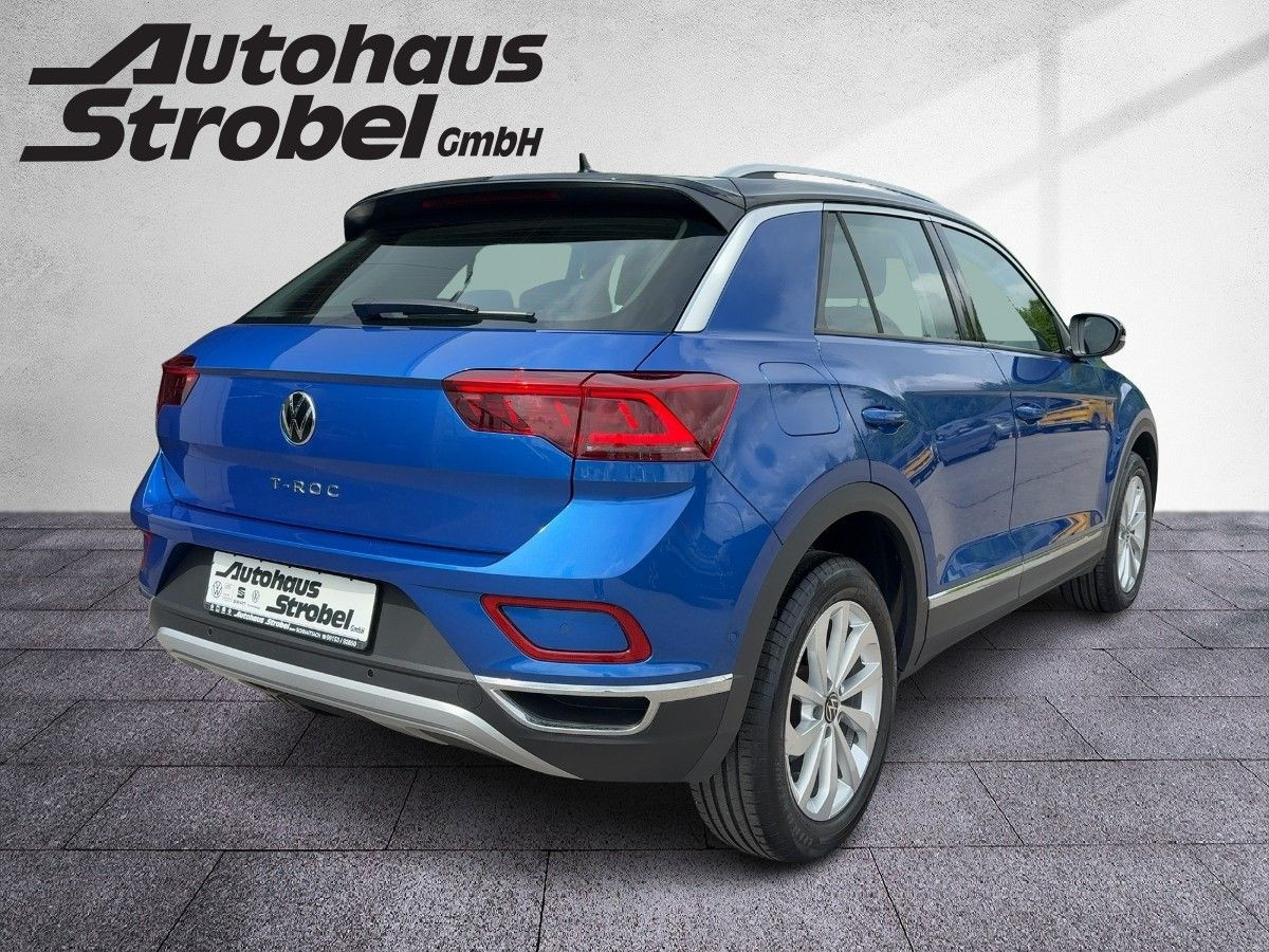 T-Roc 1.5 TSI DSG Style AHK ACC LED-Matrix Navi Kamera Sitzh. Climatronic Bluet.