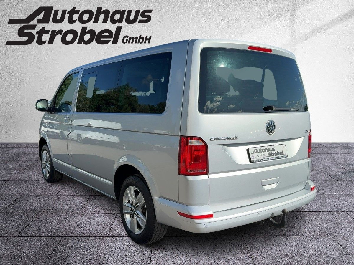 T6 Caravelle 2.0 TDI Comfortline 9-Sitze Parkp. Climatronic Tempo. Nebel Bluet.