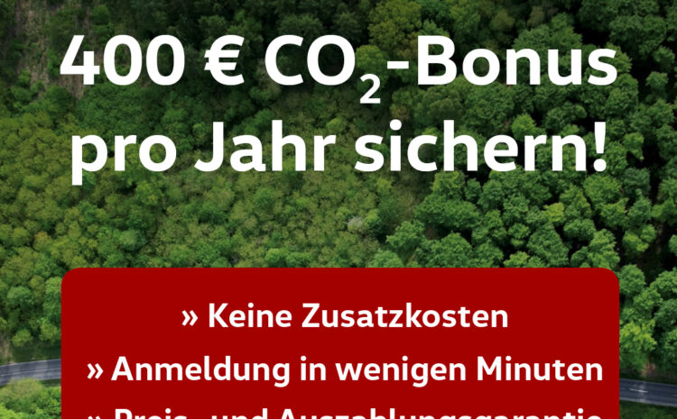  400 € CO2-Bonus