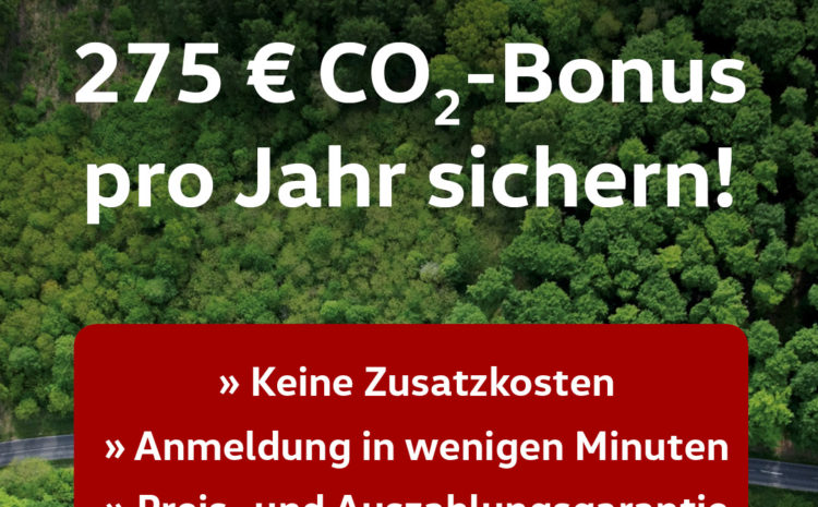  275 € CO2-Bonus