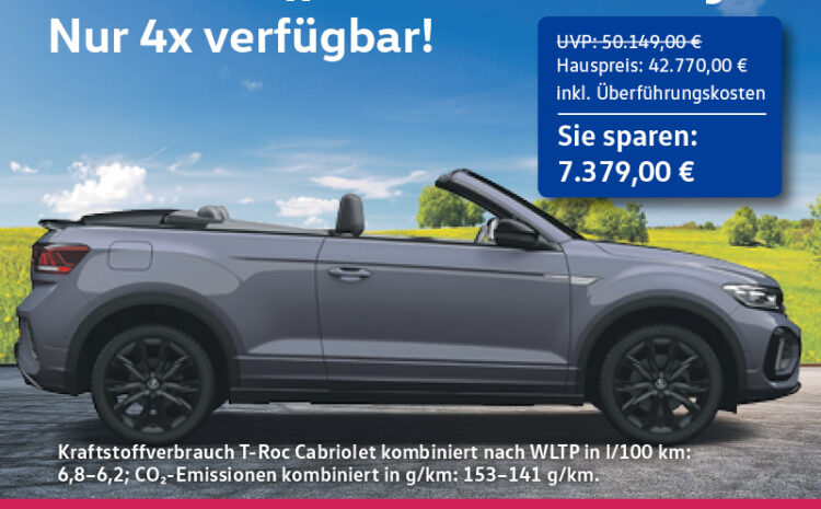  T-Roc Cabrio Autofrühling