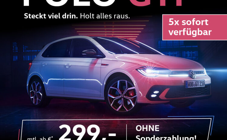  5x VW Polo GTI sofort