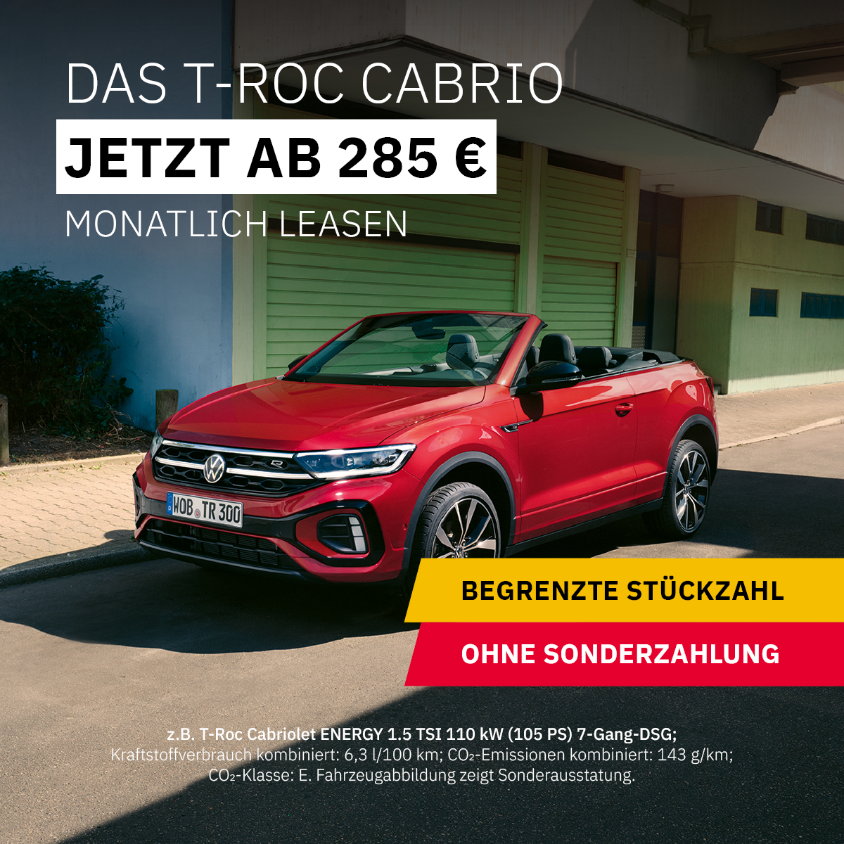 Beitragsbild T-Roc Cabrio Leasing