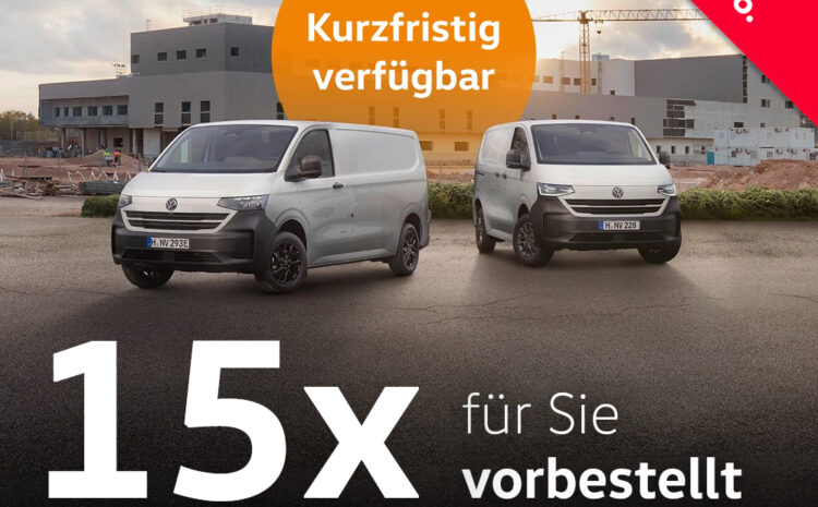  Der Transporter: kurzfristig verfügbar