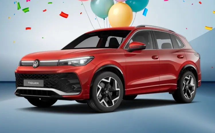  Jubiläumsangebot: Der VW Tiguan R-Line