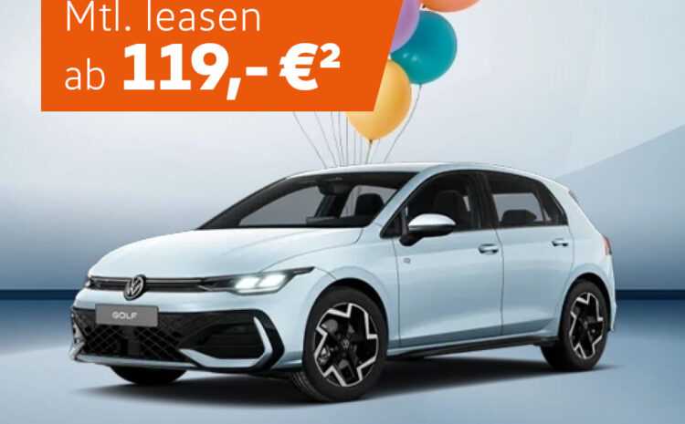  Jubiläumsangebot:Der Golf R-Line