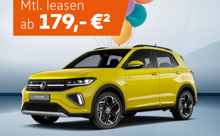  Jubiläumsangebot:Der T-Cross R-Line