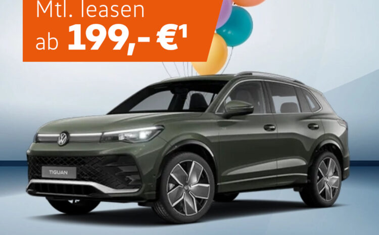  Jubiläumsangebot:Der Tiguan R-Line eHybrid