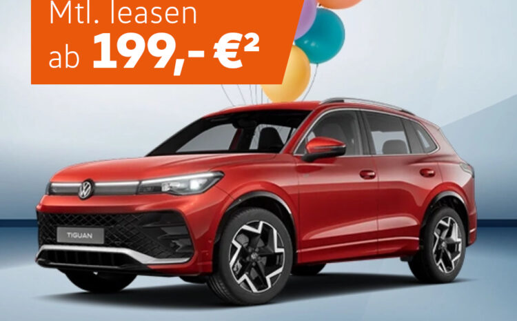  Jubiläumsangebot:Der Tiguan R-Line