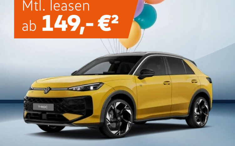  Jubiläumsangebot:Der T-Roc R-Line