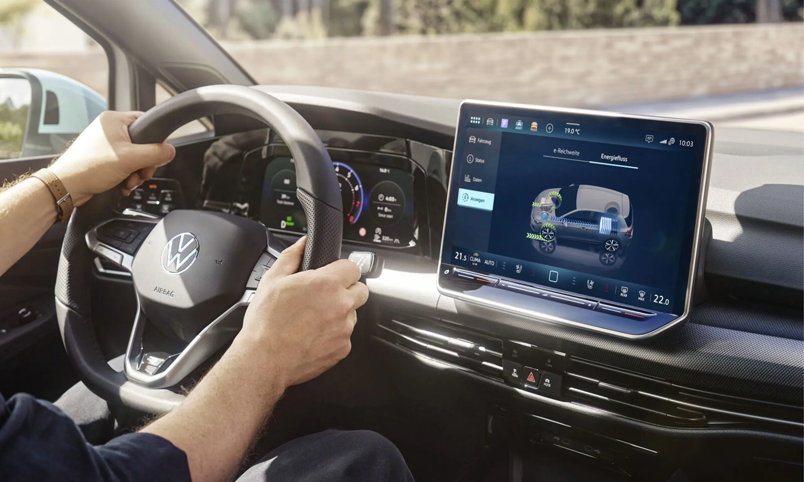 golf-troc-hybrid_cockpit Cockpit des neuen Volkswagen Golf Vollhybrid